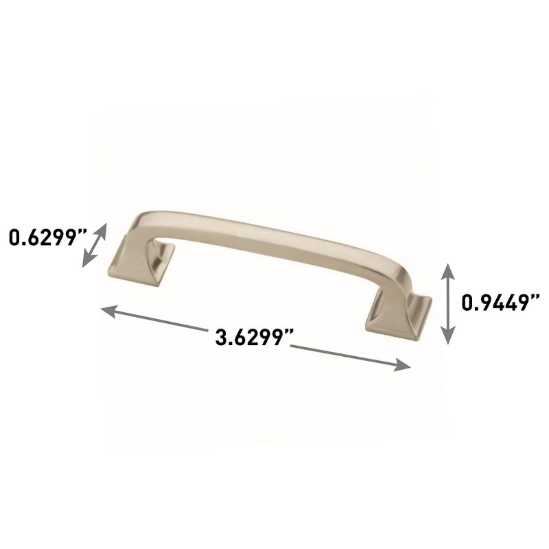 Franklin Brass 10pk 3" Lombard Pull Nickel