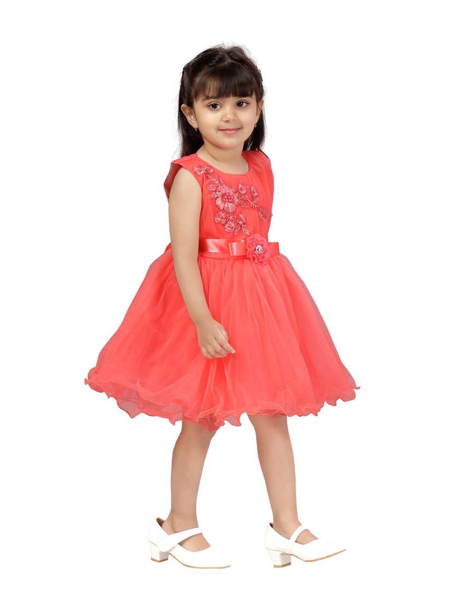 Aarika Kids Gajri Embroidered Frock