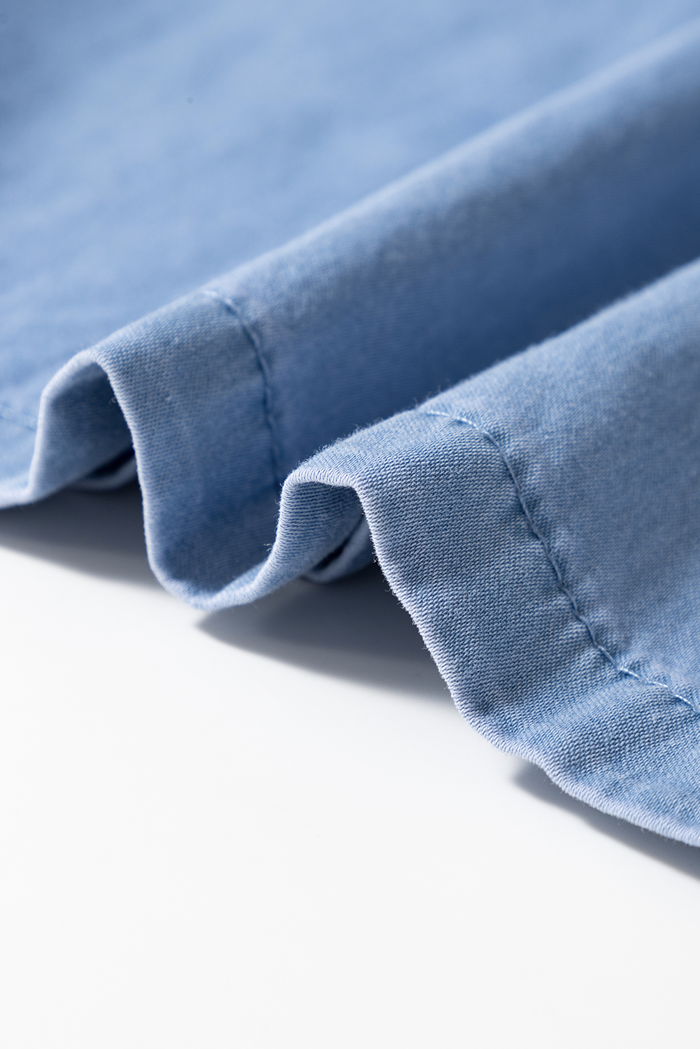 Dark Blue Plus Size Stitching Washed Flare Jeans