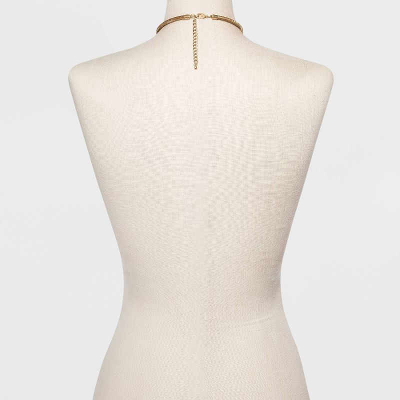 Women's Zirconite Necklace with 1mm Cubic Zirconia Triangle in Sterling Silver - Rhodium