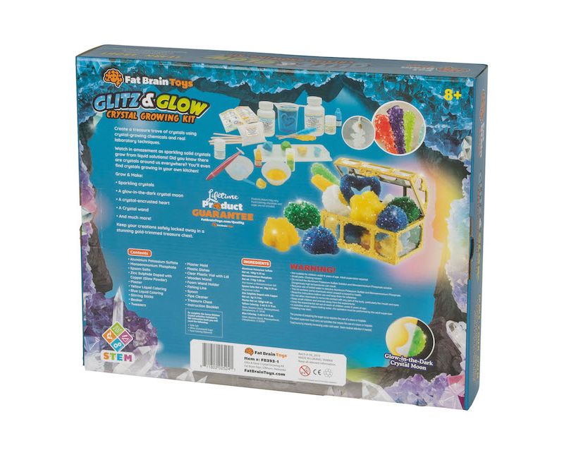 Fat Brain Toys Glitz & Glow Crystal Growing Kit FB393-1