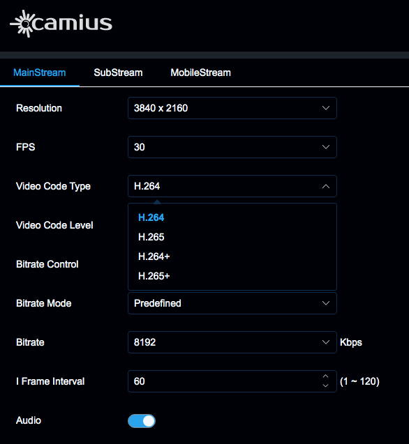 Camius Spot8R 4K PoE Spotlight Security Camera, 1-Way Audio - built-in mic, Micro SD slot, night vision, RTSP, P2P, Browser, PC, Mac, Mobile view, PIR, Sound, Face, Vehicle Smart Detection