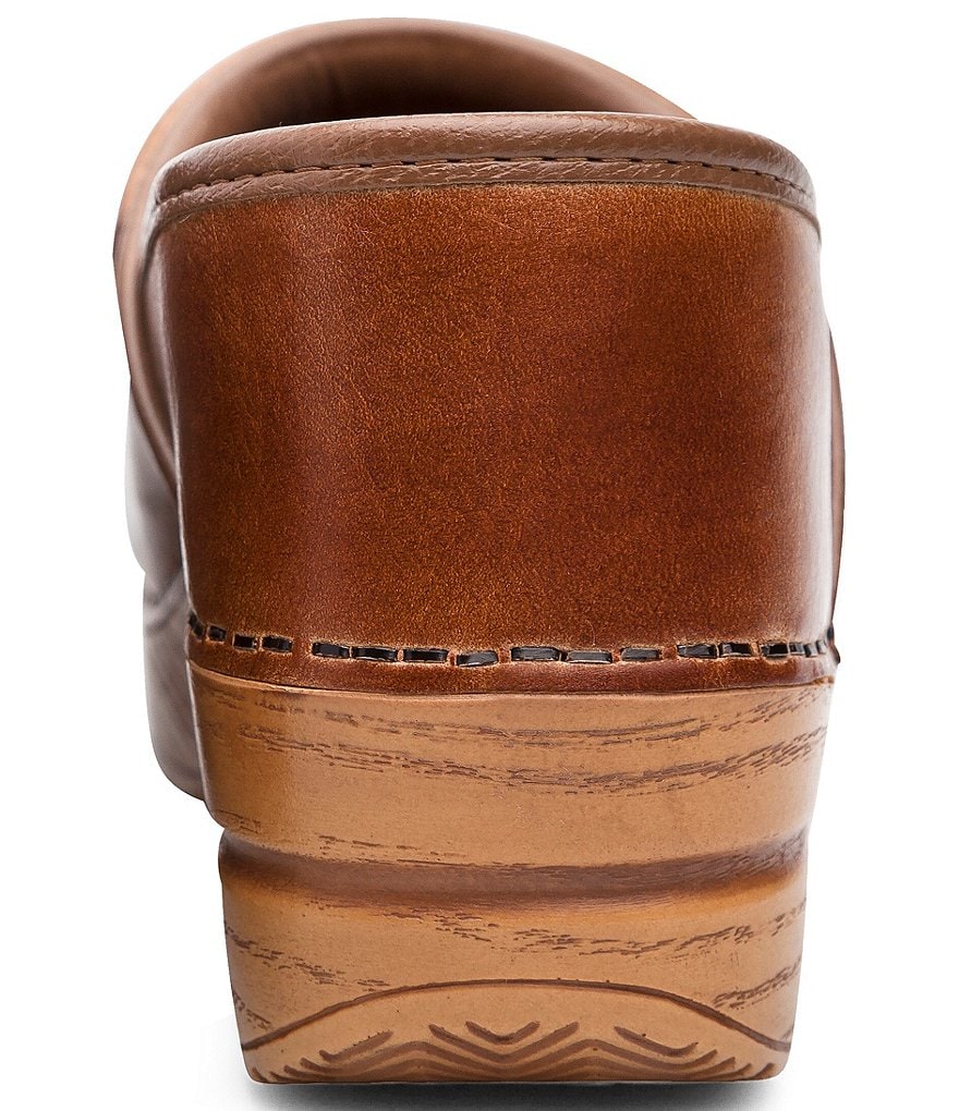 Dansko Distressed Leather Professional Clogs