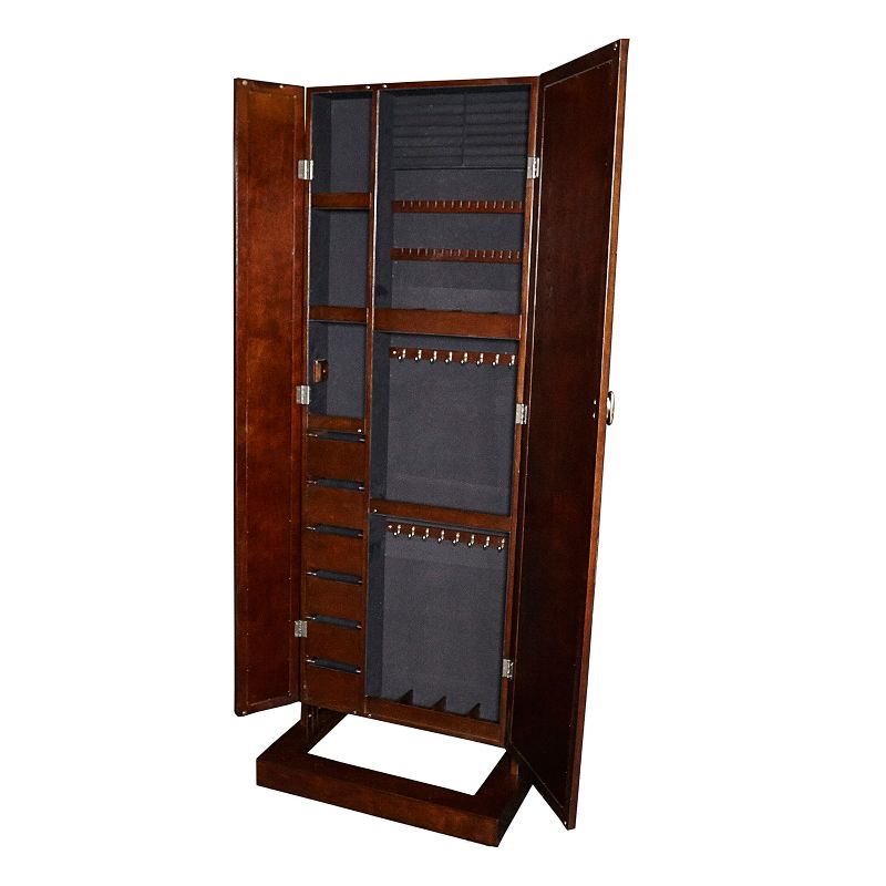 30" x 66" Dove Graywash Framed Full Length Floor/Leaner Mirror - Amanti Art