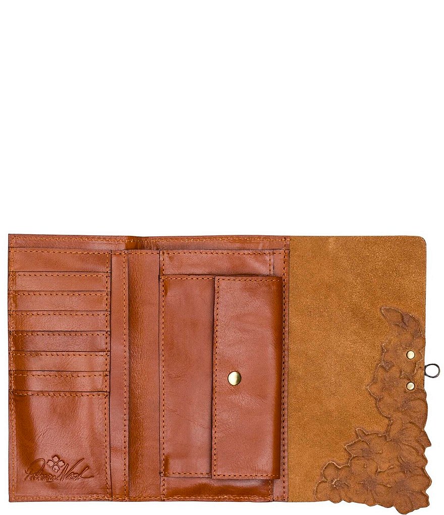 Patricia Nash Hand Cut Tan Collection Teresa Wallet