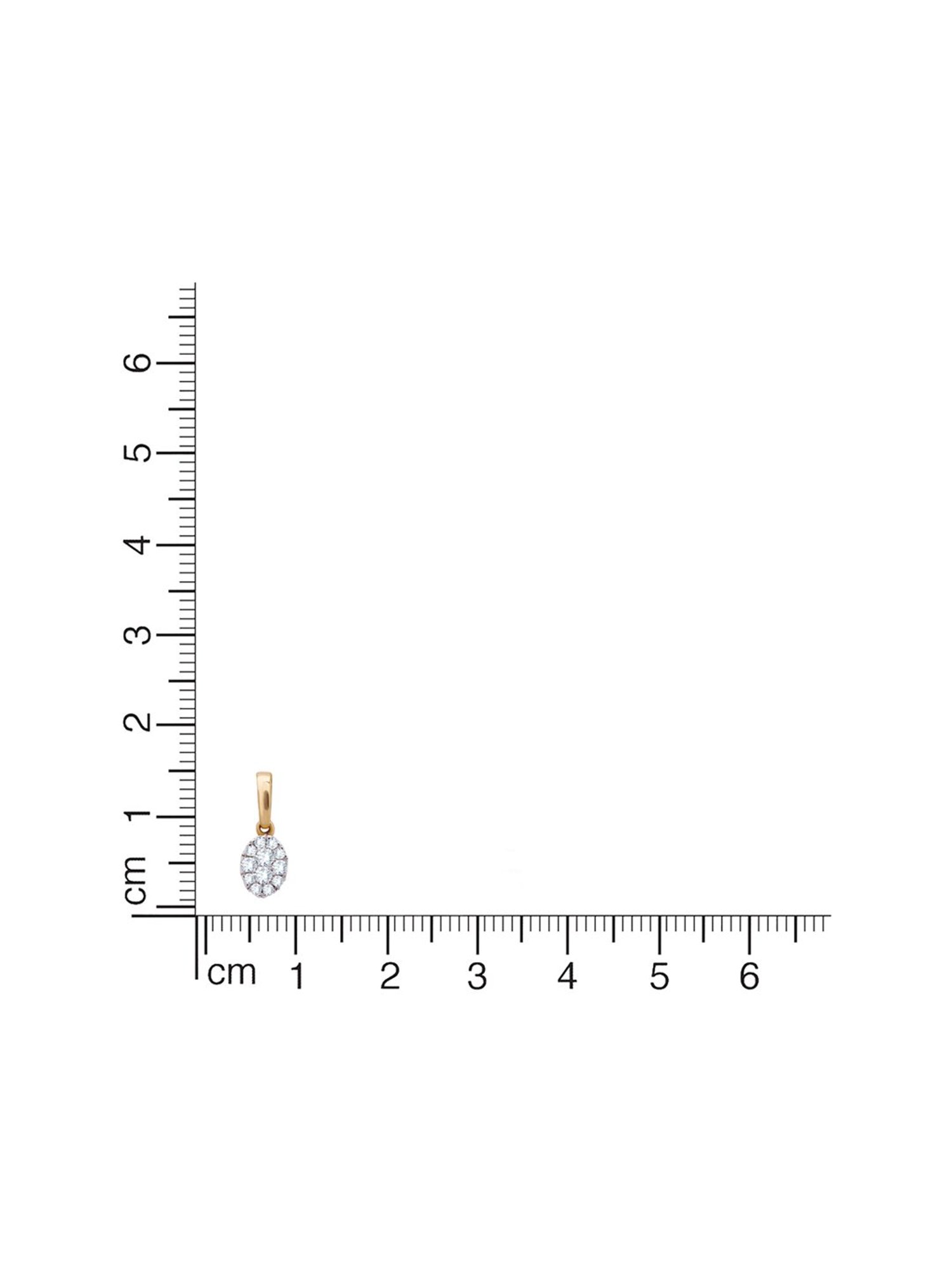 Waman Hari Pethe Jewellers 18k Gold & Diamond Pendant without Chain for Women