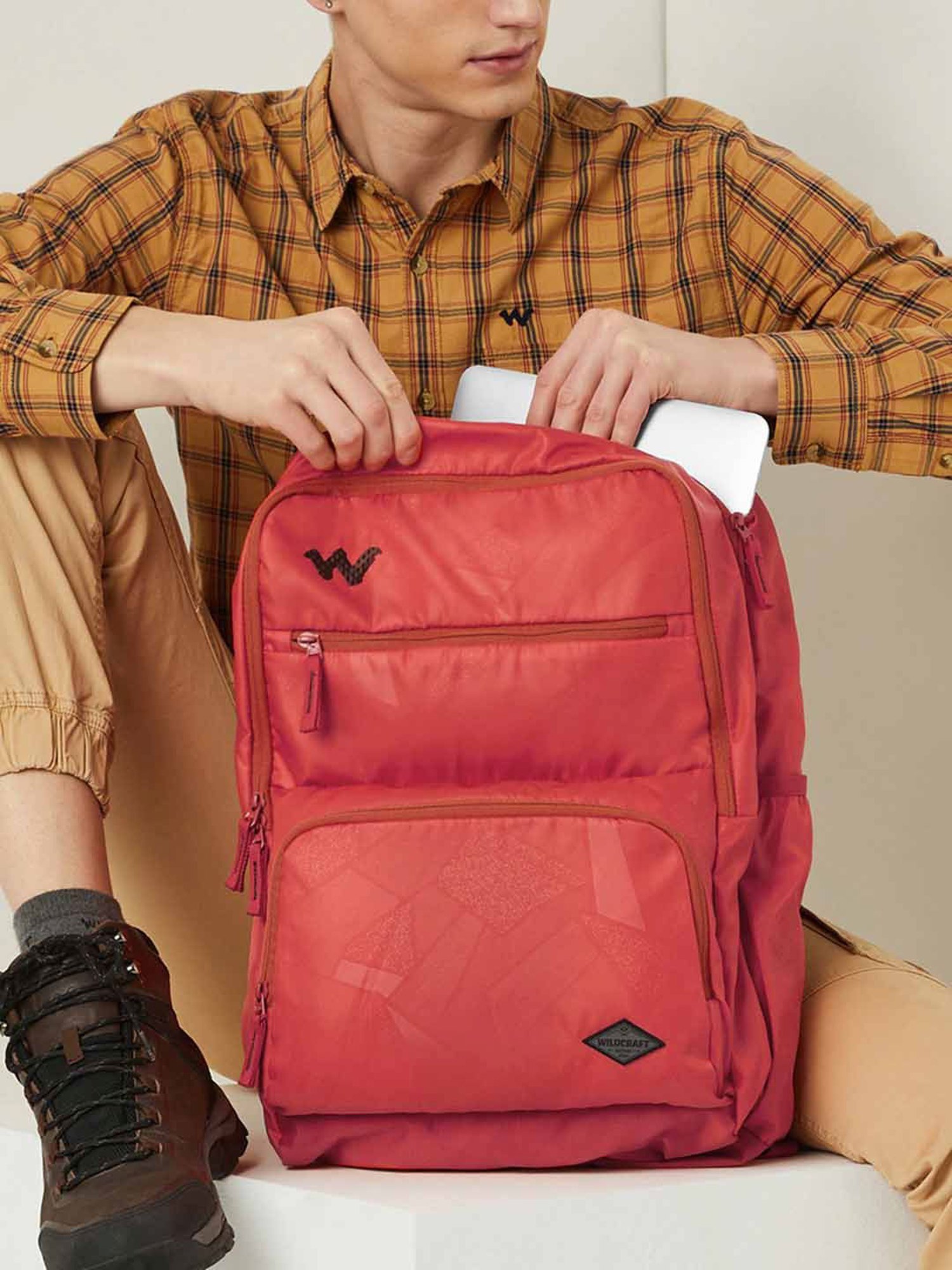 Wildcraft Evo 42 Orange Laptop Backpack