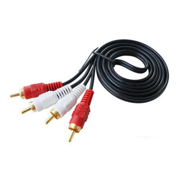2 RCA Jack Stereo Dual RCA Audio Speaker Male to Male Patch Cable 1.5m 3m 5m 10m