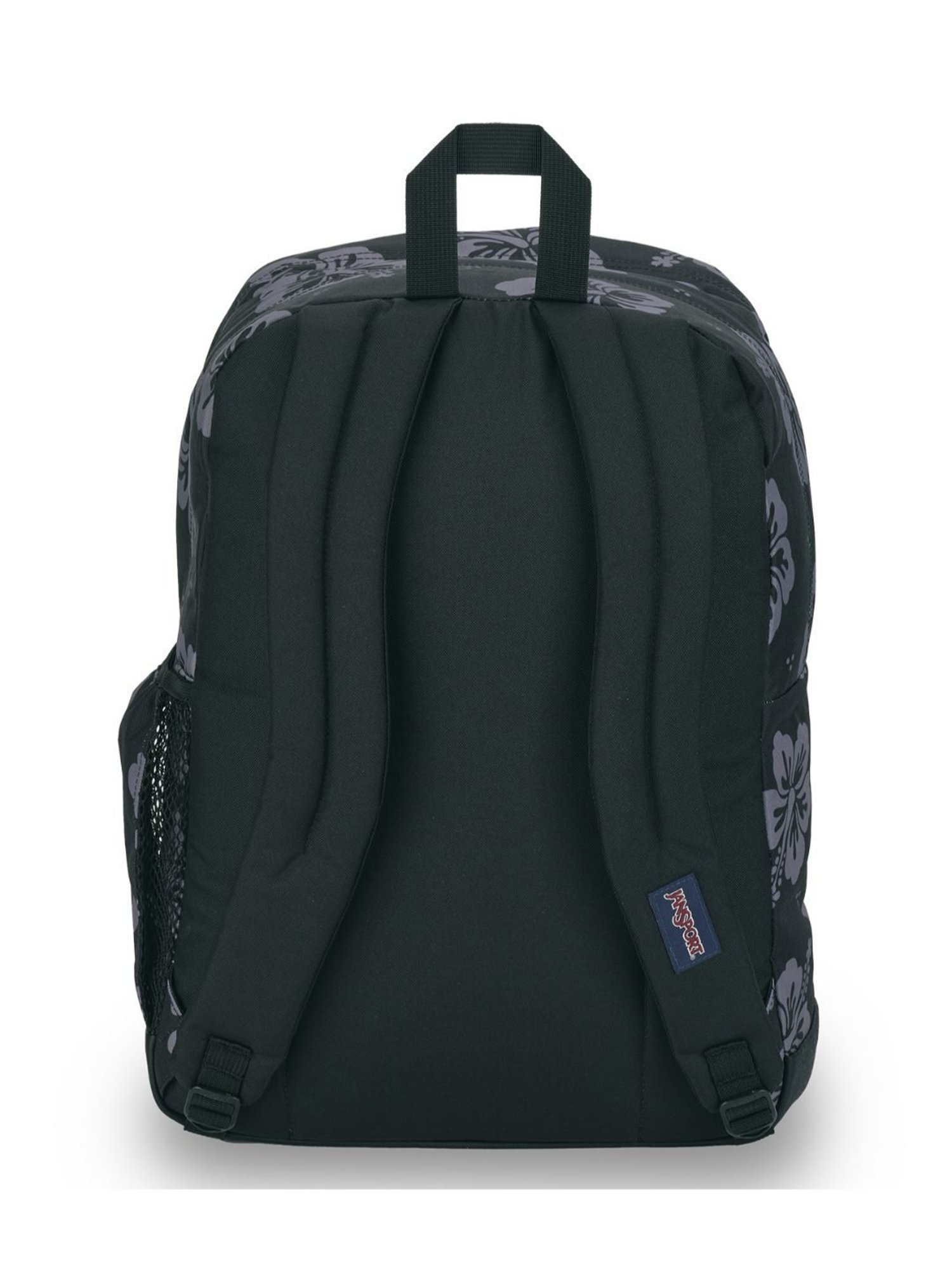 JanSport Cool Student Black Floral Medium Backpack - 34 Ltrs