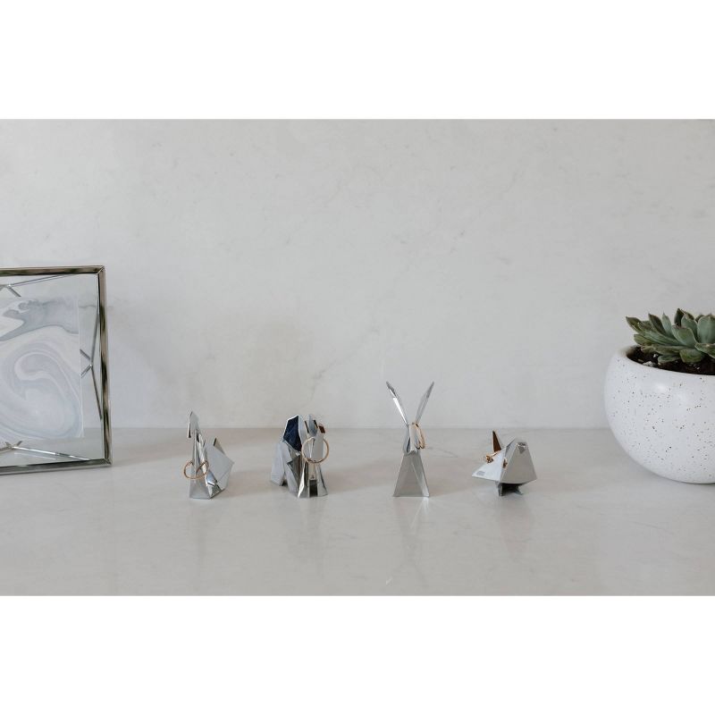 3pk Origami Ring Holder Stand Chrome - Umbra