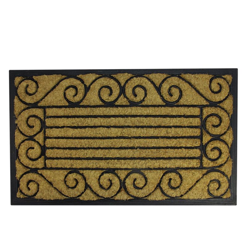 1'6"x2'6" Small Hello Door Mat Black - Threshold™