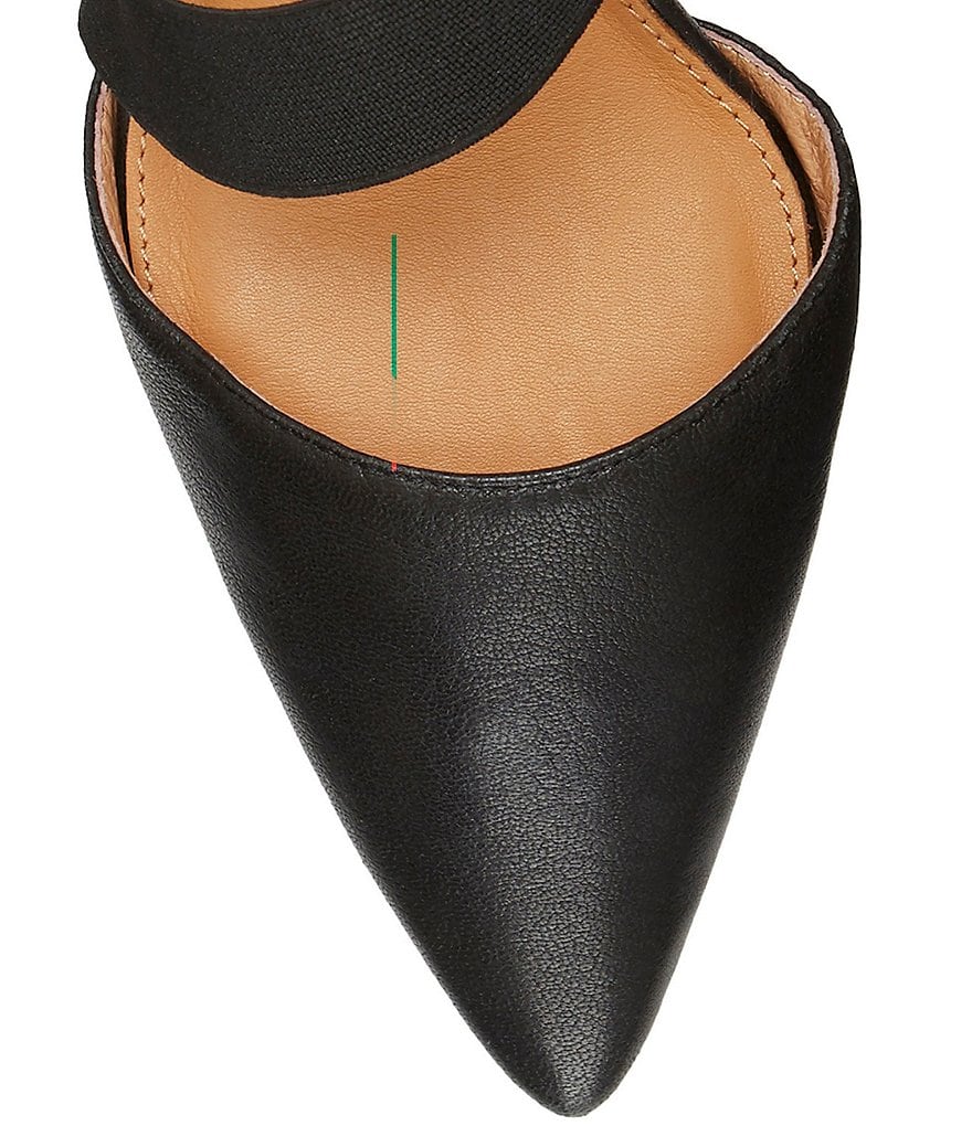 CC Corso Como Denice Leather Asymmetrical Pointed Toe Pumps