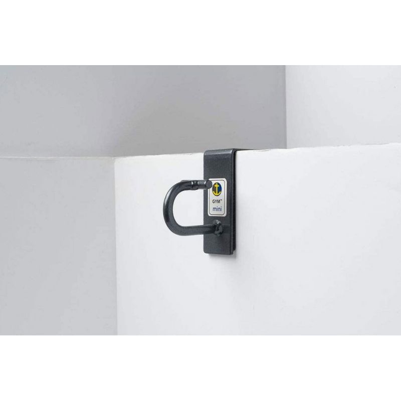 Anchor Gym Mini Steel Adjustable Door Mount for Stretch Straps, Resistant Bands, Strength Training, Yoga and Full Body Workouts, Single