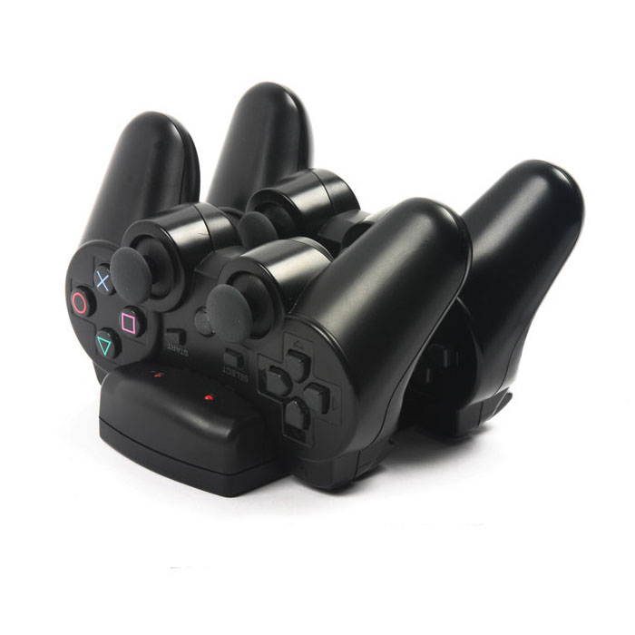 2 in 1 Charger Dock Station for Sony PS3 Wireless Bluetooth & PS Move Controller
