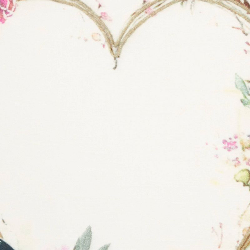 Life Styles Embroidered Heart Square Throw Pillow - Mina Victory