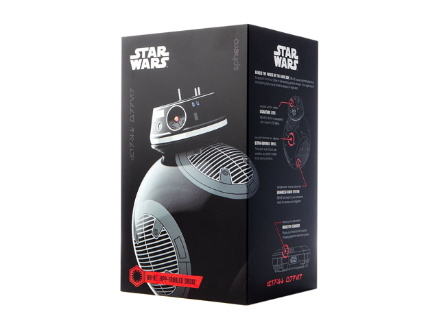 Sphero VD01-APW Black BB-9E App-Enabled Droid with Droid Trainer