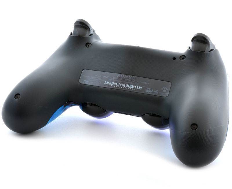 "Blue Fire" Ps4 PRO Custom UN-MODDED Controller Exclusive Unique Design with Illuminating Thumbsticks CUH-ZCT2U