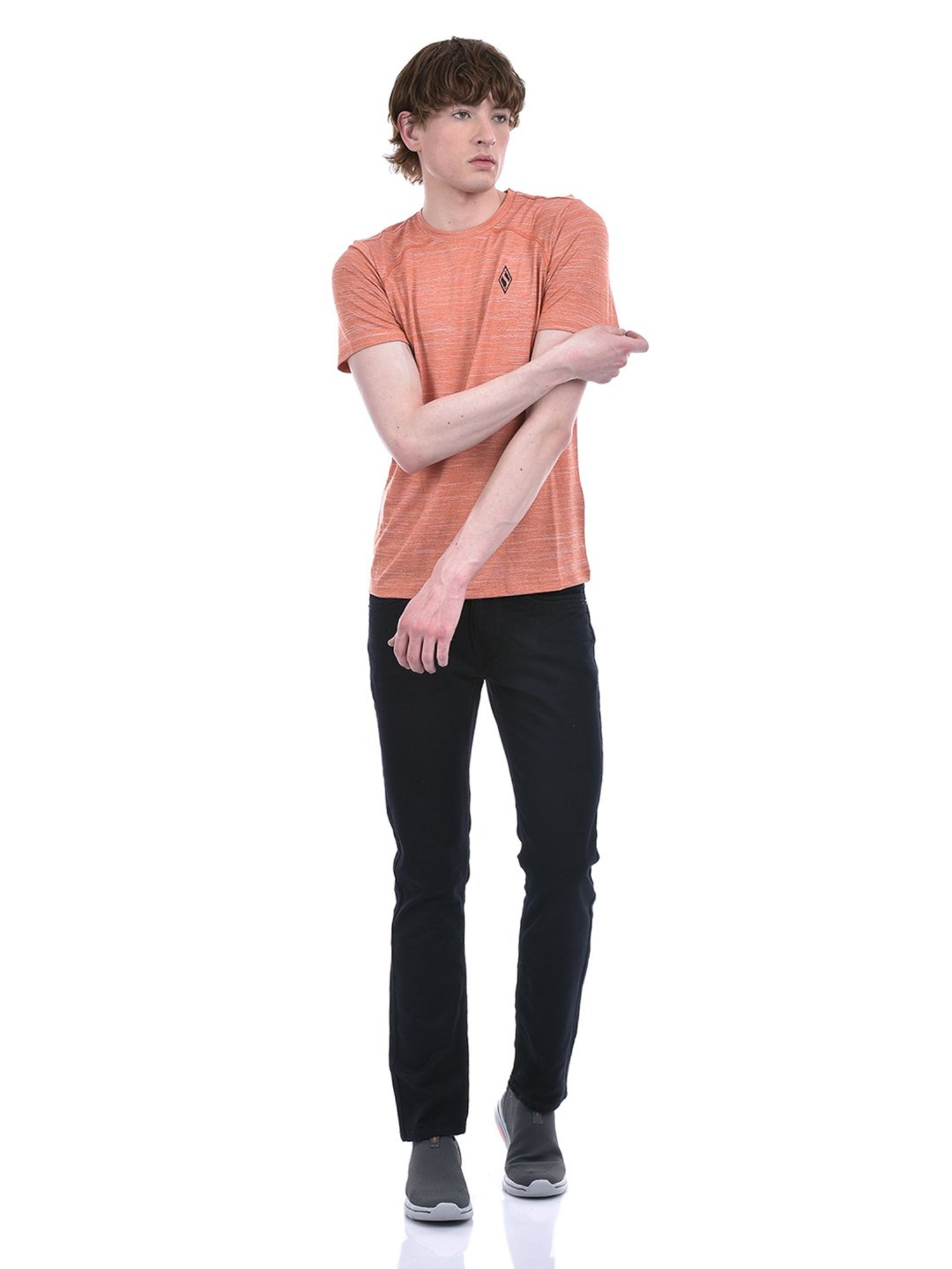 Lawman Pg3 Black Straight Fit Lightly Washed Jeans