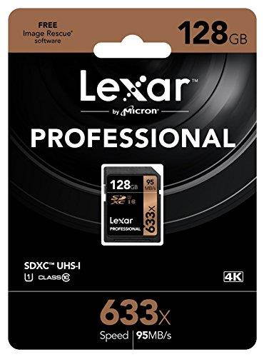 Lexar 128 GB Professional 633x SDHC/SDXC U1 #LSD128GCB1NL633
