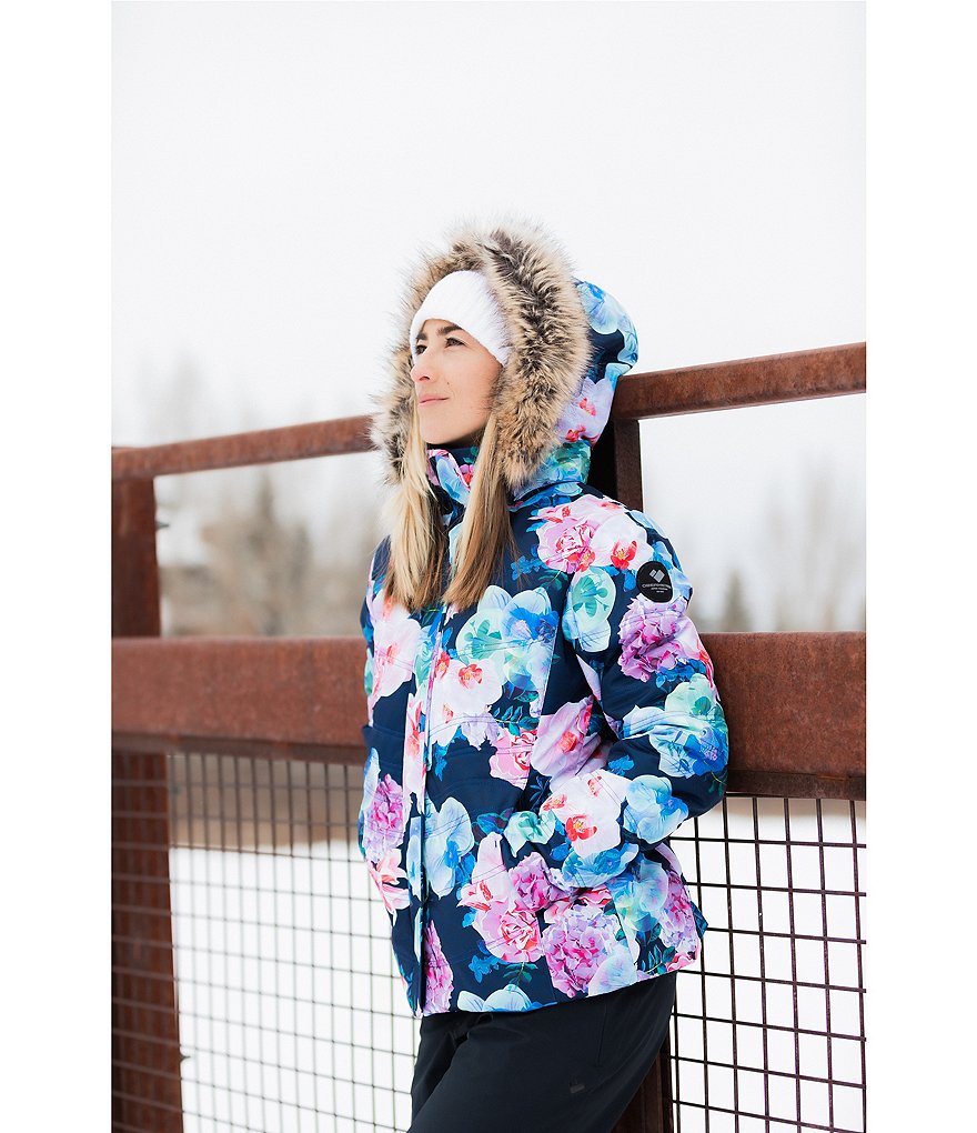 Obermeyer Tuscany II HydroBlock&reg; Elite Faux Fur Fleece Lined Stand Collar Hooded Jacket