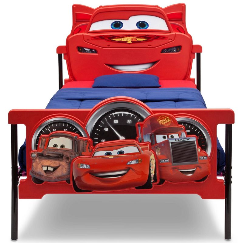 Twin Disney Pixar Cars Plastic 3D Bed - Delta Children