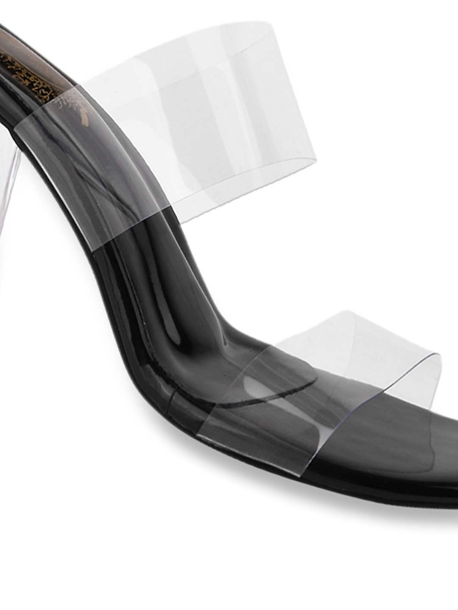 Shoetopia Women's Black Casual Sandals