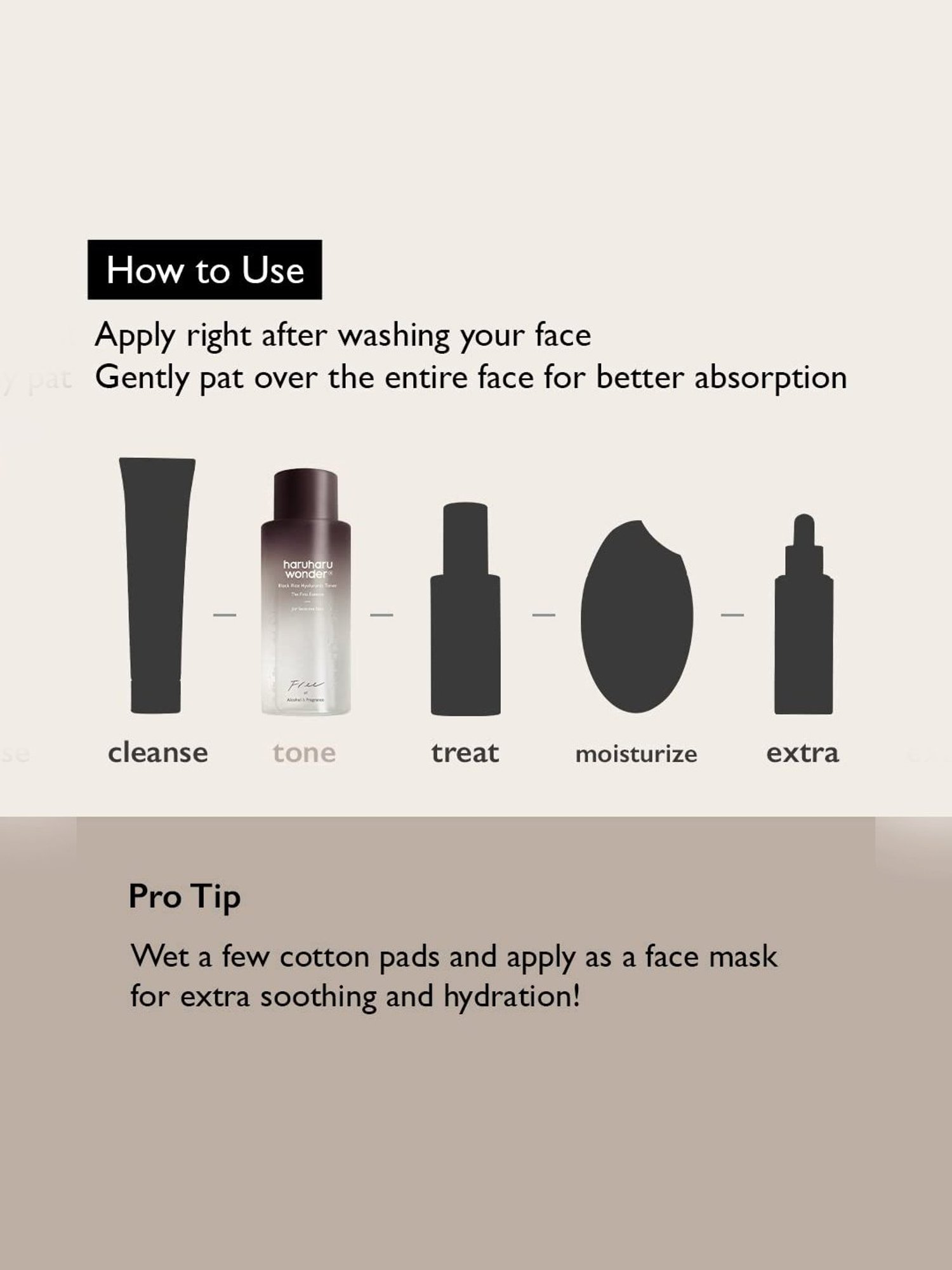 HaruHaru Wonder Hyaluronic Toner For Sensitive Skin - 150 ml