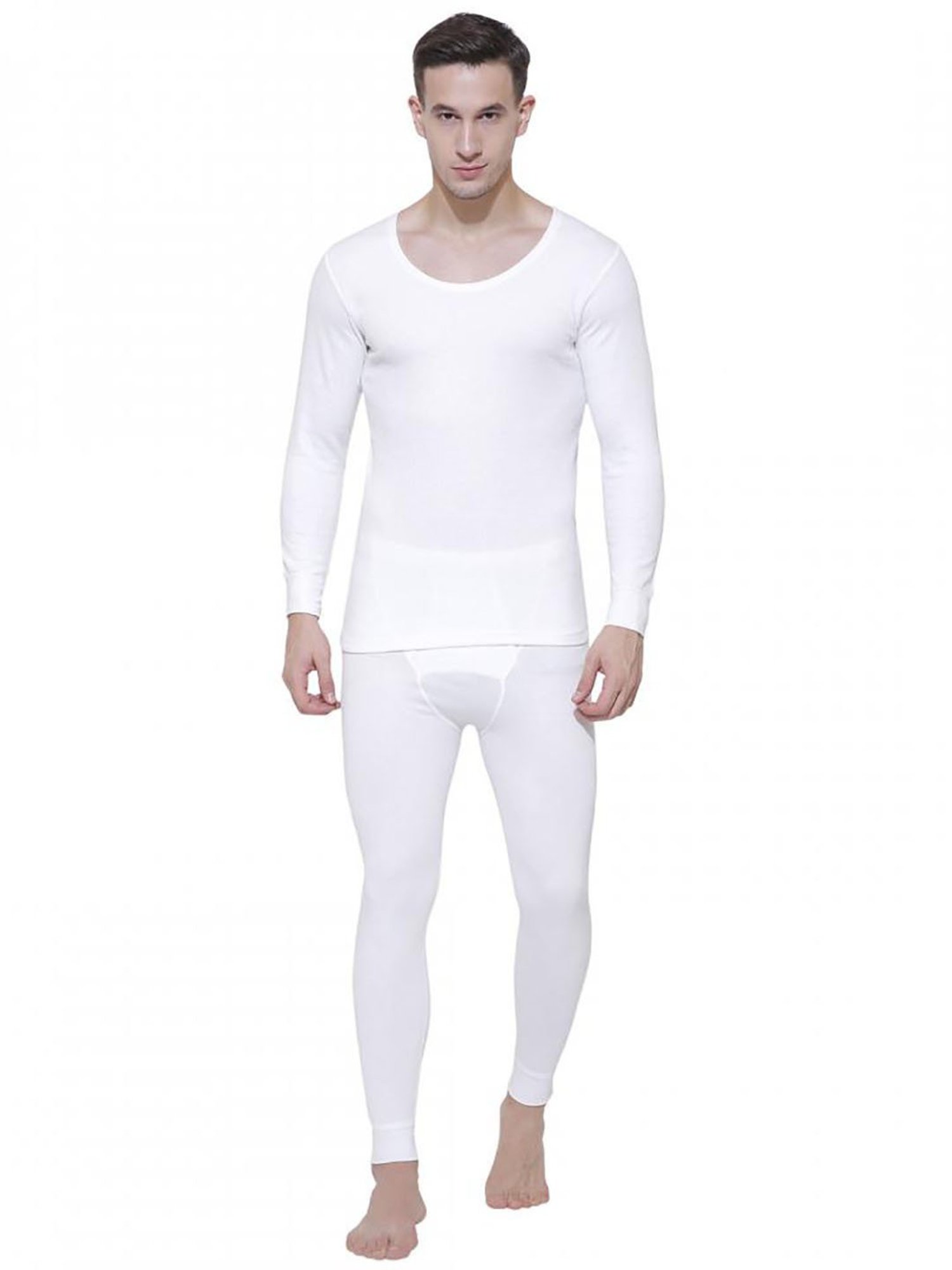 Dyca White Regular Fit Thermal Top