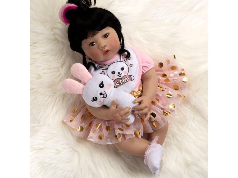 Paradise Galleries Reborn K-Pop Girl -18 inch Korean Doll, GentleTouch Vinyl, 5-Piece Doll Gift Set