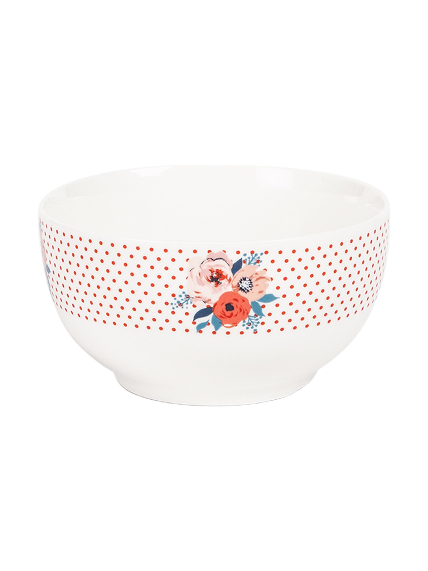 Home4U Multi Bone China Beryl Bowl - Set of 4