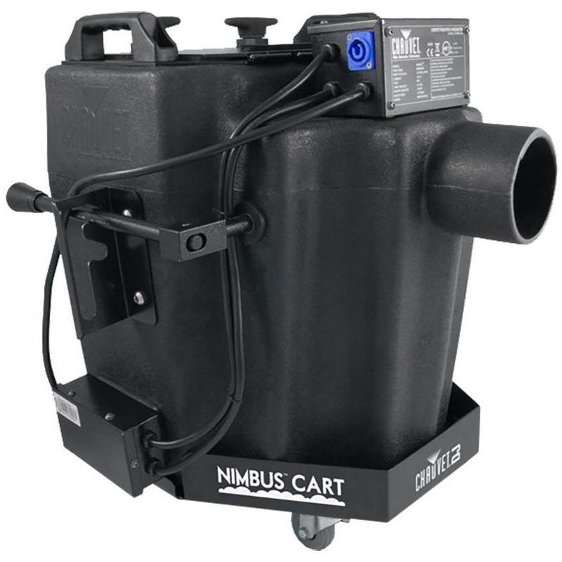 Chauvet DJ Nimbus Dry Ice Low-Lying Fog Smoke Machine Cart with 4 Caster Wheels