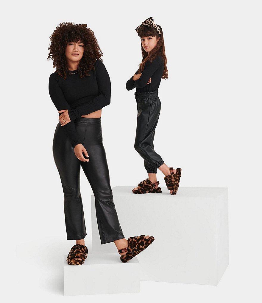 UGG&reg; Fluff Yeah Panther Fur Slides