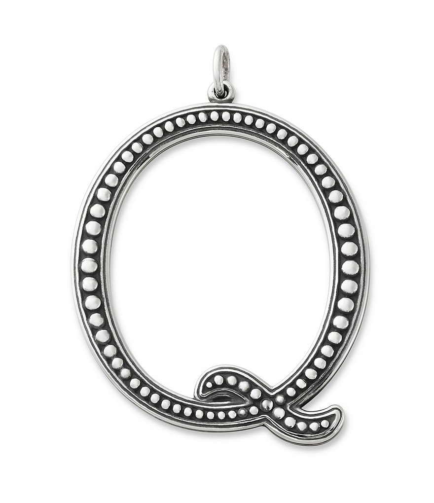 James Avery Beaded Initial Pendant Charm