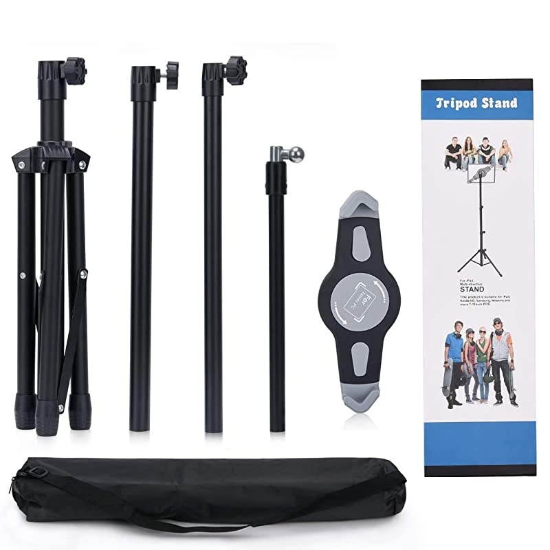 Tripod Stand HeightAdjustable 2070 Inch Tablet Floor Stand Stand Holder with 360&deg; Rotating for 95145 Tablets97129 Inch ProAir