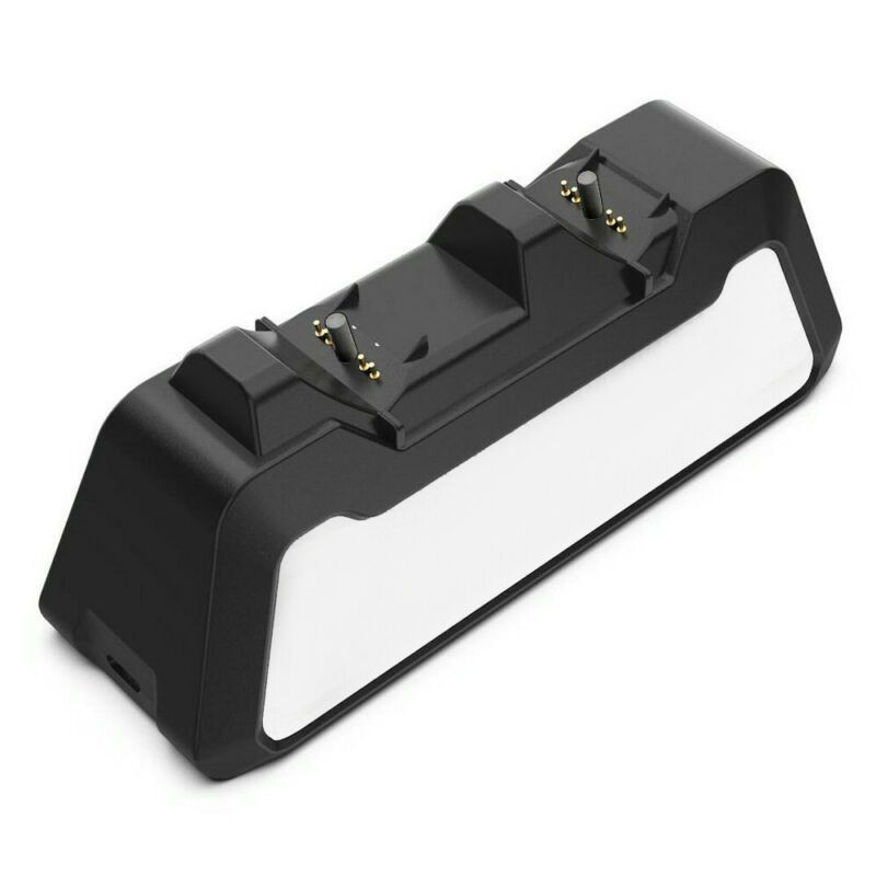 Dual Controller Charger Fast Charging Stand Compitable with Playstation 5, PS5 Controller Charging Dock Station with LED Indicator