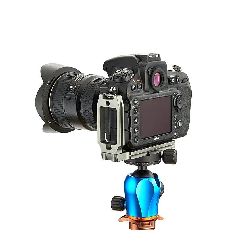 QR11 Universal Camera L-Bracket QR Plate & Cable Access Grey