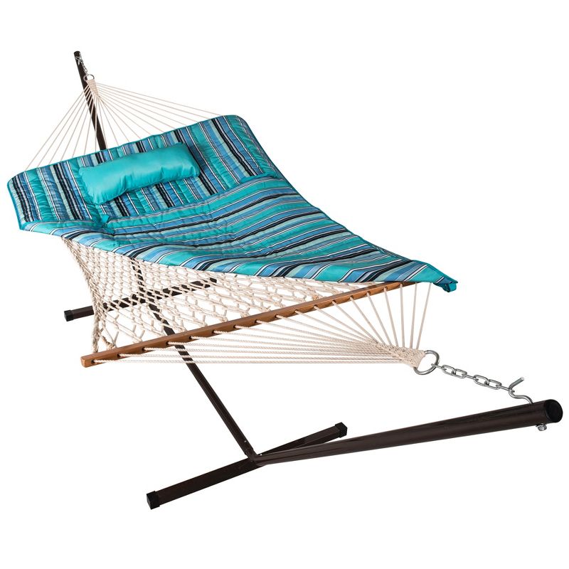 Algoma Deluxe Sunbrella Hammock Pillow - Canvas Capri Solid