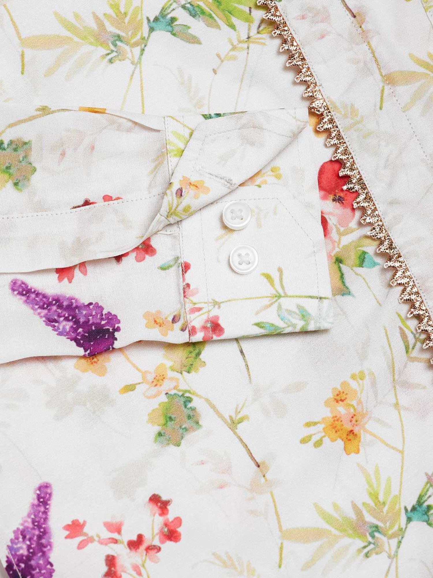 VASTRAMAY Kids Multicolor Cotton Printed Shirt