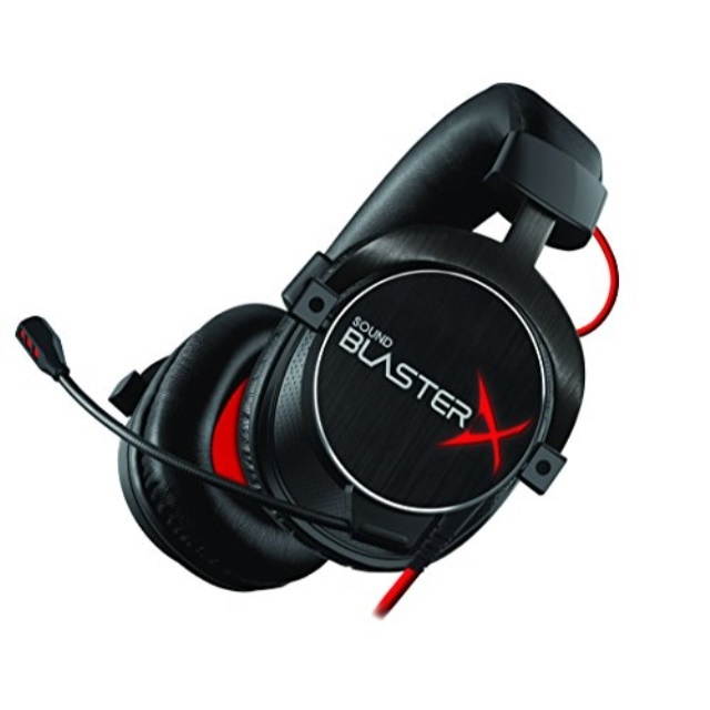 Creative Labs Sound BlasterX H7 Gaming Headset 3.5mm Circumaural Black