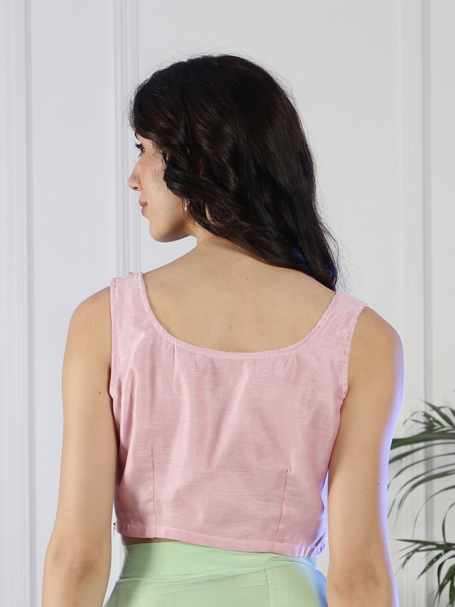 NEUDIS Pink Embellished Blouse