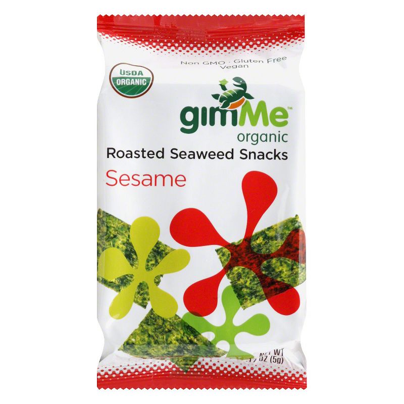 Gimme Sesame Roasted Seaweed Snacks 0.17oz 12 pk