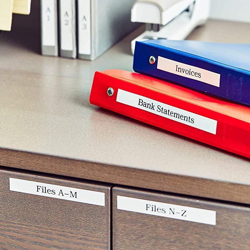 Compatible 1 Inch Label Tape Replacement for Brother TZe251 Ptouch Label Tape 24mm 094 Laminated White TZe251 TZe TZ Tape for Brother PTouch PTD600 PTP710BT PTP750W Label Maker 4Pack