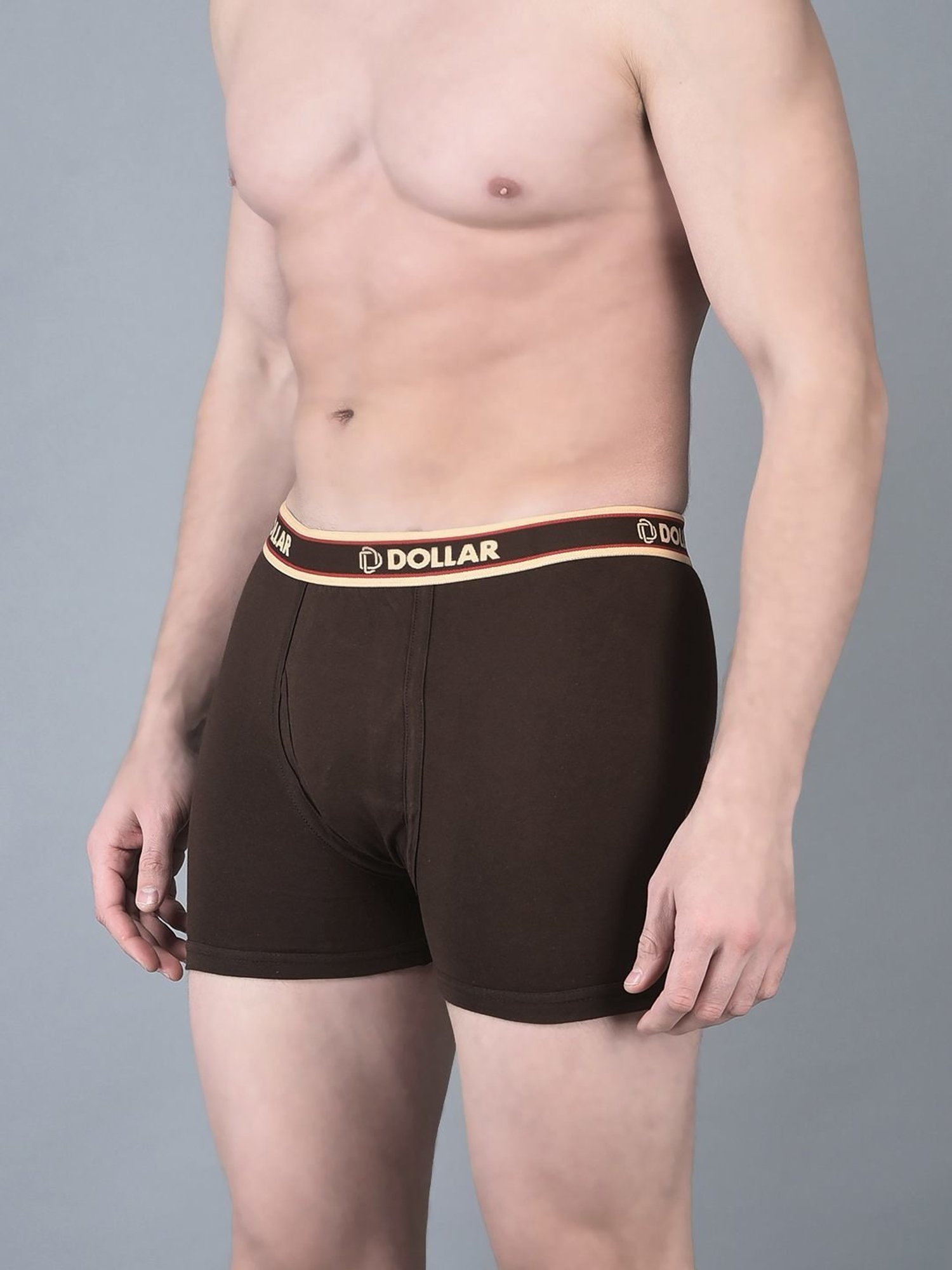 Dollar Bigboss Assorted Cotton Regular Fit Trunks - Pack Of 2