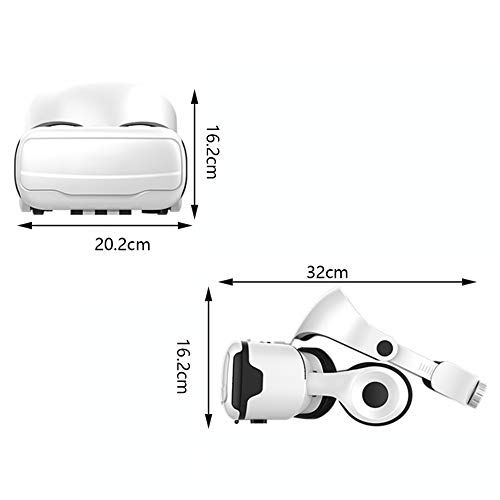 Andoer Virtual Reality Glasses 3D VR Box Glasses Headset Universal for Android iOS Windows Smart Phones with 4.7 to 6.0 Inches