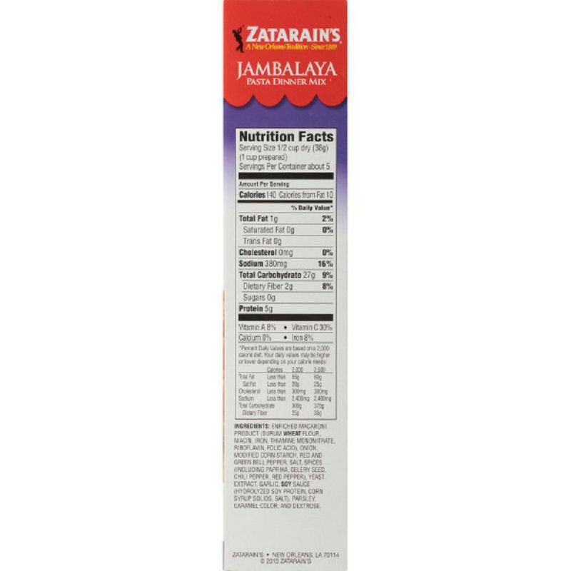 Zatarain's Jambalaya Dinner Pasta Mix - 6.7oz