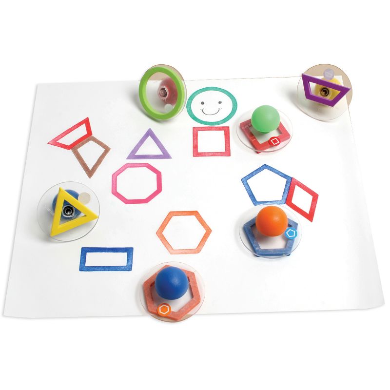 Ready 2 Learn Giant Stampers - Geometric Shapes - Outlines - Set of 10