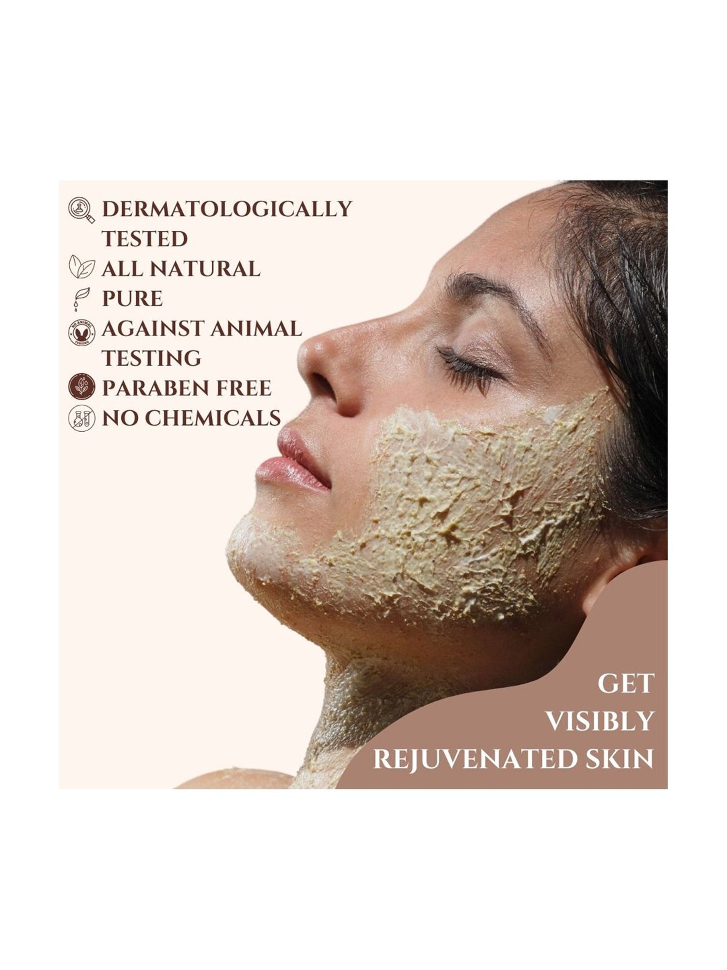 Essentia Extracts Rose Almond Face & Body Exfoliating Scrub - 15 gm