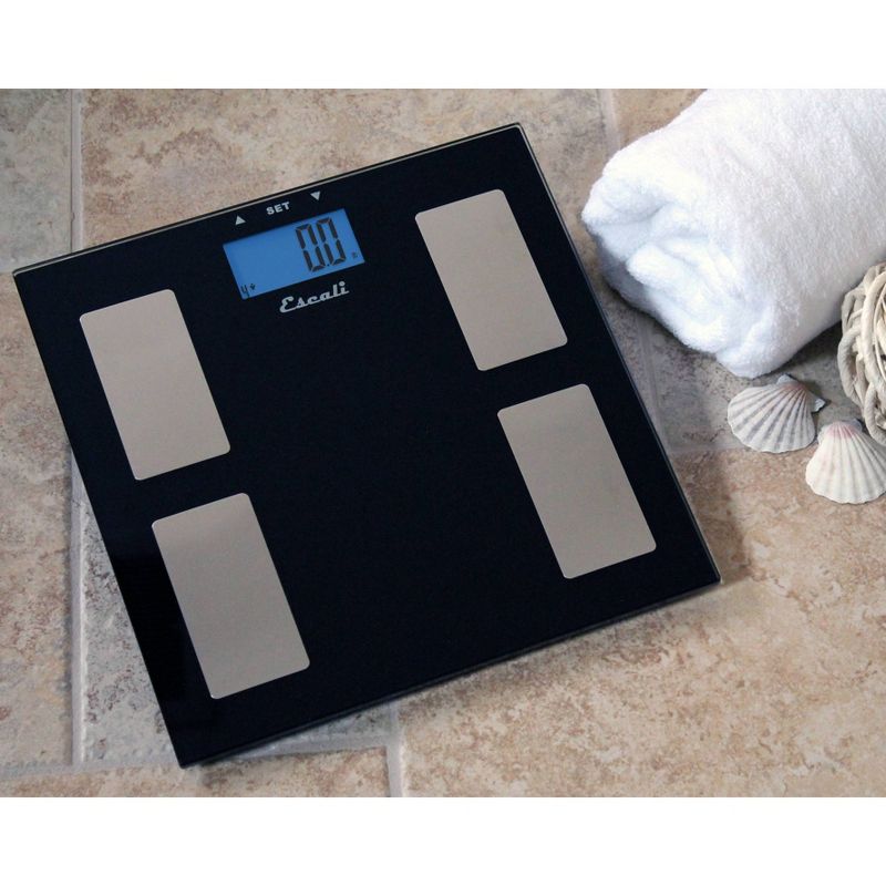Goal Tracking Body Composition Bath Scale Black- Escali