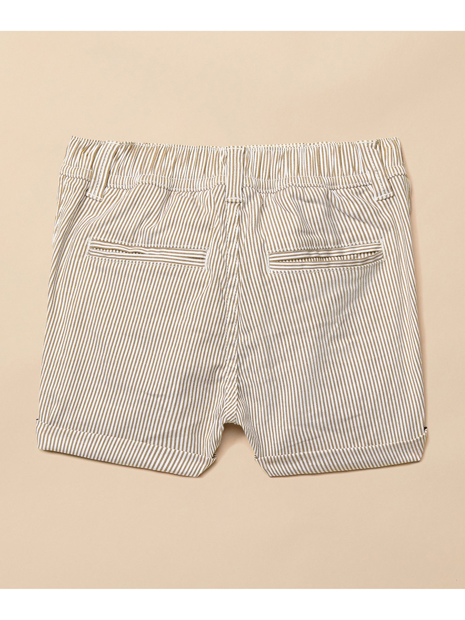 Mothercare Kids Beige Striped Shorts