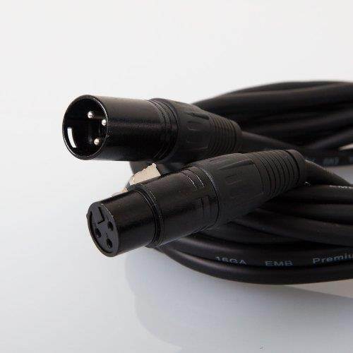 EMB Cable PRO XTX-18G25FT - XLR to XLR Microphone Wire - 18GA Cable 25 Feet